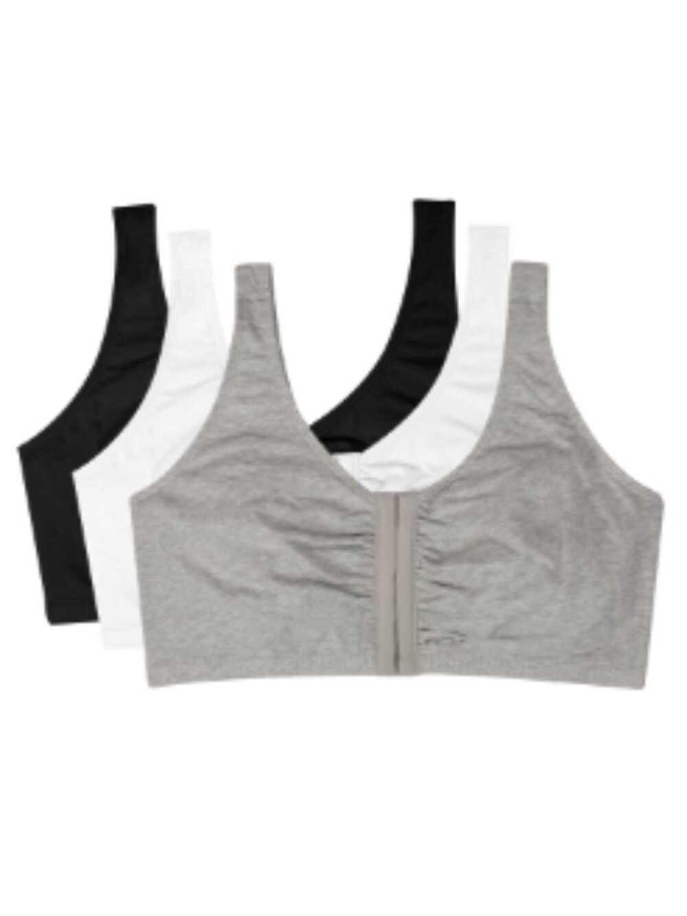 Fruit of the Loom - Comfort Front-Close Sports Bra Style 96014D 3-Pack